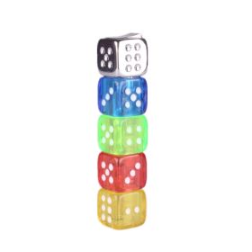 Personalized Creative Inflatable Flashing Light Dice Can Rotate Long Flame Gas Lighter At Will