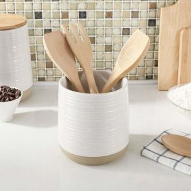 Better Homes & Gardens Abott Stoneware Utensil Holder