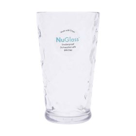 Better Homes & Gardens 20-Ounce Tritan Nuglass Hammered Tumbler, Clear