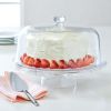 Better Homes & Gardens 12.25 in Round Acrylic Everyday Cake Stand, Clear