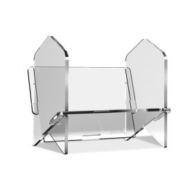 Transparent Bookshelf Acrylic Storage Rack (Option: Transparent Single Layer)