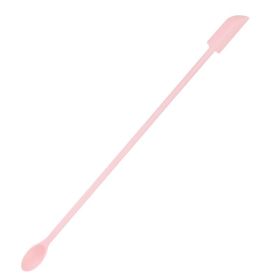 Double Ended Mini Silicone Scraper Spoon (Option: Nordic Pink Large Single)