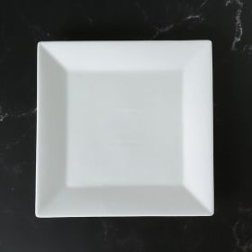 Creative Simple White Nordic Style Square Plate Ceramics (Option: 12 Inch Square Plate Dish)