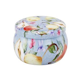 Popular Ethnic Style Aromatherapy Jar Candle Tinplate Wedding Candy Gift Box Round Tea Universal Packaging Box (Option: C215 Empty Can)