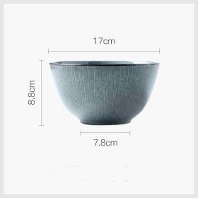 Japanese ceramic dish plate household light luxury (Option: Noodle soup bowl-6.5inches-4PCS)