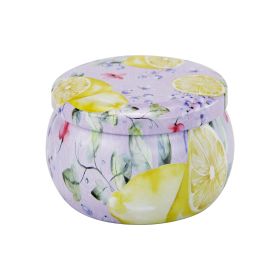 Popular Ethnic Style Aromatherapy Jar Candle Tinplate Wedding Candy Gift Box Round Tea Universal Packaging Box (Option: C216 Empty Can)