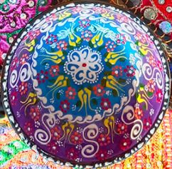 Turkish Ceramic Dishes For Household High-value Creative Tableware (Color: Purple)