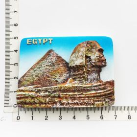 Egypt Creative Culture Resin Crafts Magnetic Refridgerator Magnets (Option: Sphinx Square)