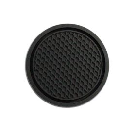 Cross-border Car Coaster A Large Number Of Spot Car PVC Heat Insulation Non-slip Mat Car Water Cup Mat (Option: Black-2PCS)